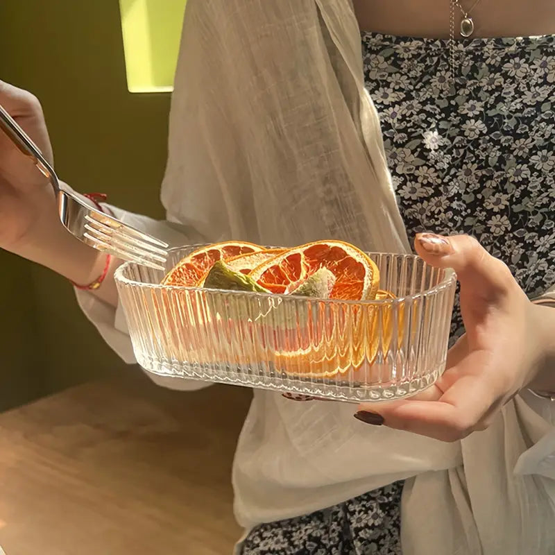 3 Organisateur transparent en verre – cuisine moderne