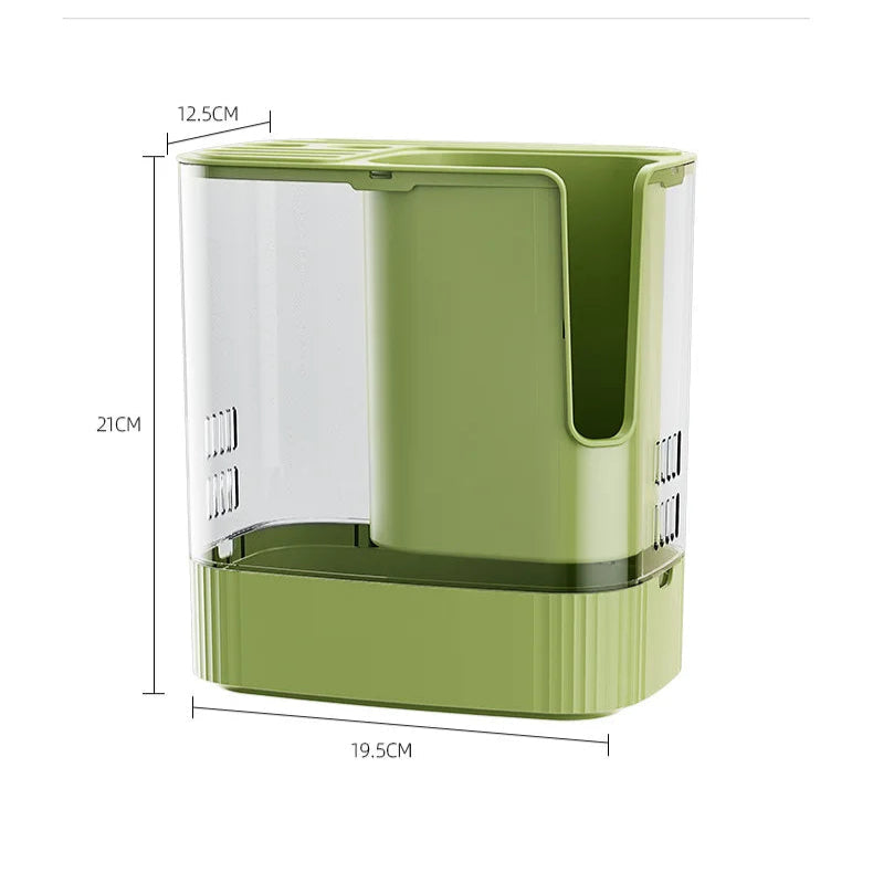 Porte-Couteau Rotatif Multifonctionnel Cuisine