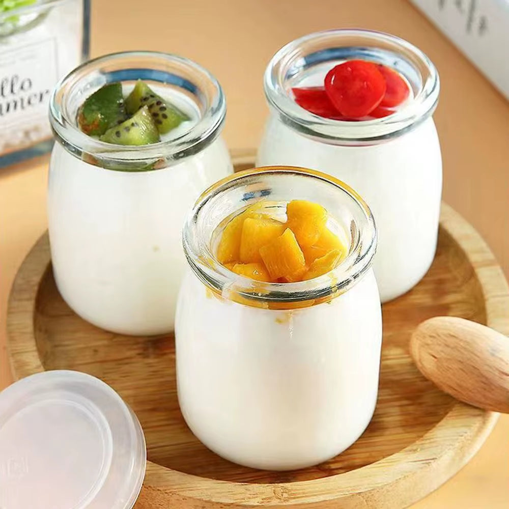 Bocaux en Verre Transparent avec Légumes
