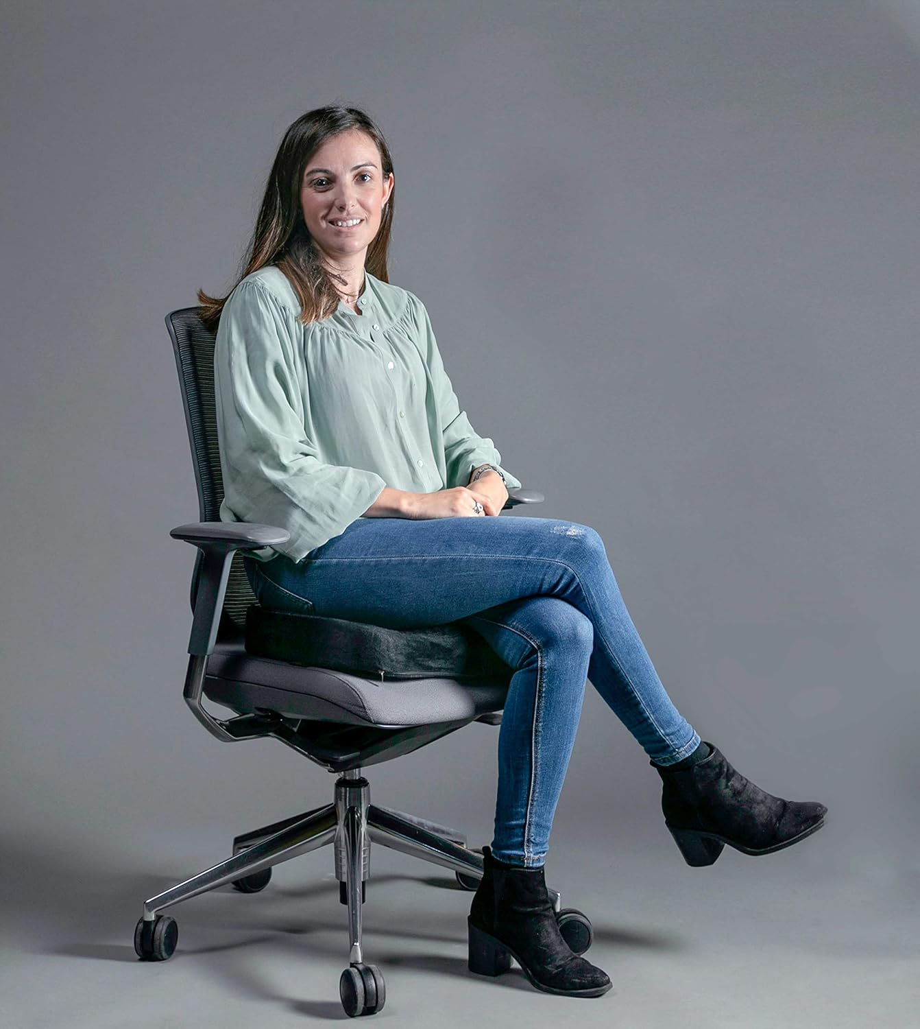 Coussin Orthopédique Premium en Gel et Mousse à Mémoire de Forme – Confort et Soulagement du Dos