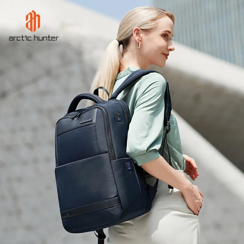 Sac à Dos Business pour Ordinateur Portable Imperméable, Grande Capacité – Design Élégant et Confortable