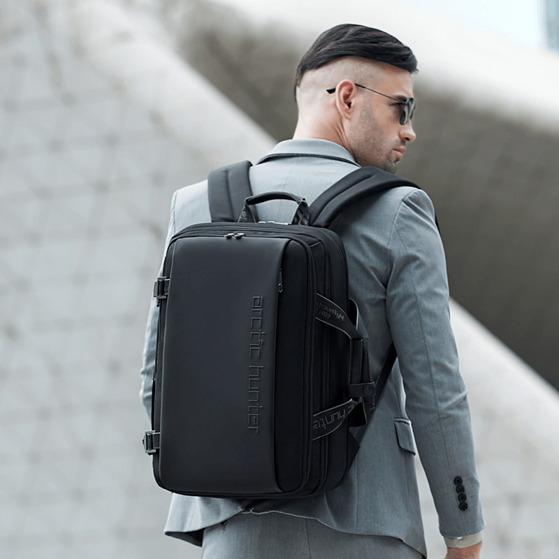 Vivosee™ Sac à Dos Multifonction – Étanche, Convertible en Valise & Idéal Voyage + Ordinateur