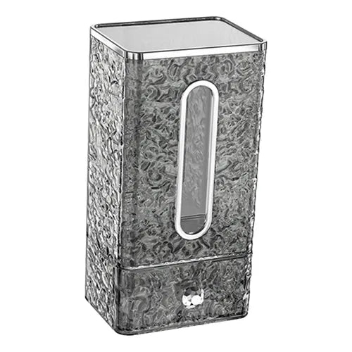 Boîte à mouchoir Papier pour sanitaires, recouvert sans perforation transparent