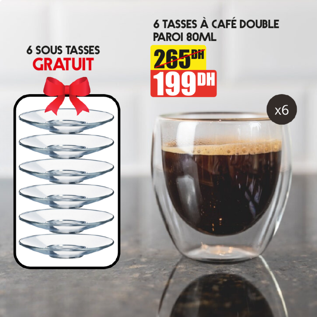 Tasse à Thé Double Paroi LIBWYS Lot De 6 Tasses à Café à Double Paroi, 350 Ml, Pour Expresso, Cappuccino, Latte, Thé Avec Poignée, En Borosilicate Transparent Résistant à La Chaleur, 350 Tasse à Thé Double Paroi LIBWYS Lot De 6 Tasses à Café à Double Paroi, 350 Ml, Pour Expresso, Cappuccino, Latte, Thé Avec Poignée, En Borosilicate Transparent Résistant à La Chaleur, 350