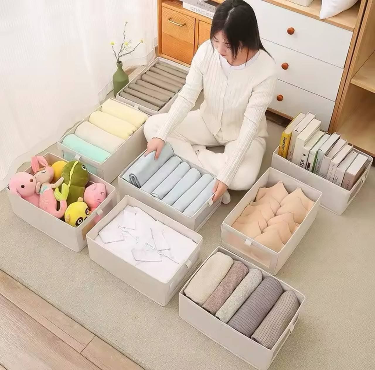 3 Armoires Pliantes en Tissu Idéales pour Gagner de la Place
