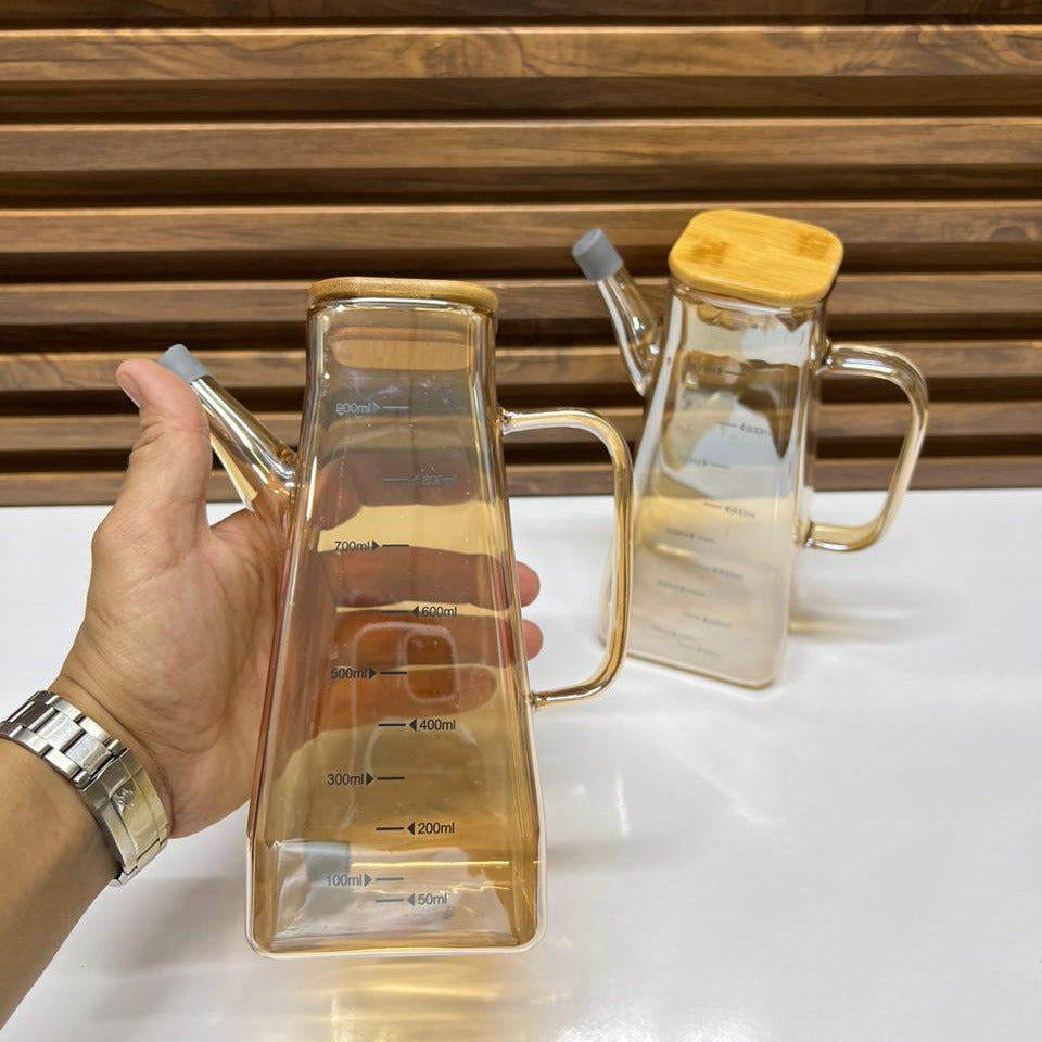 2 Distributeur d'Huile en Verre Élégance et Précision dans Votre Cuisine