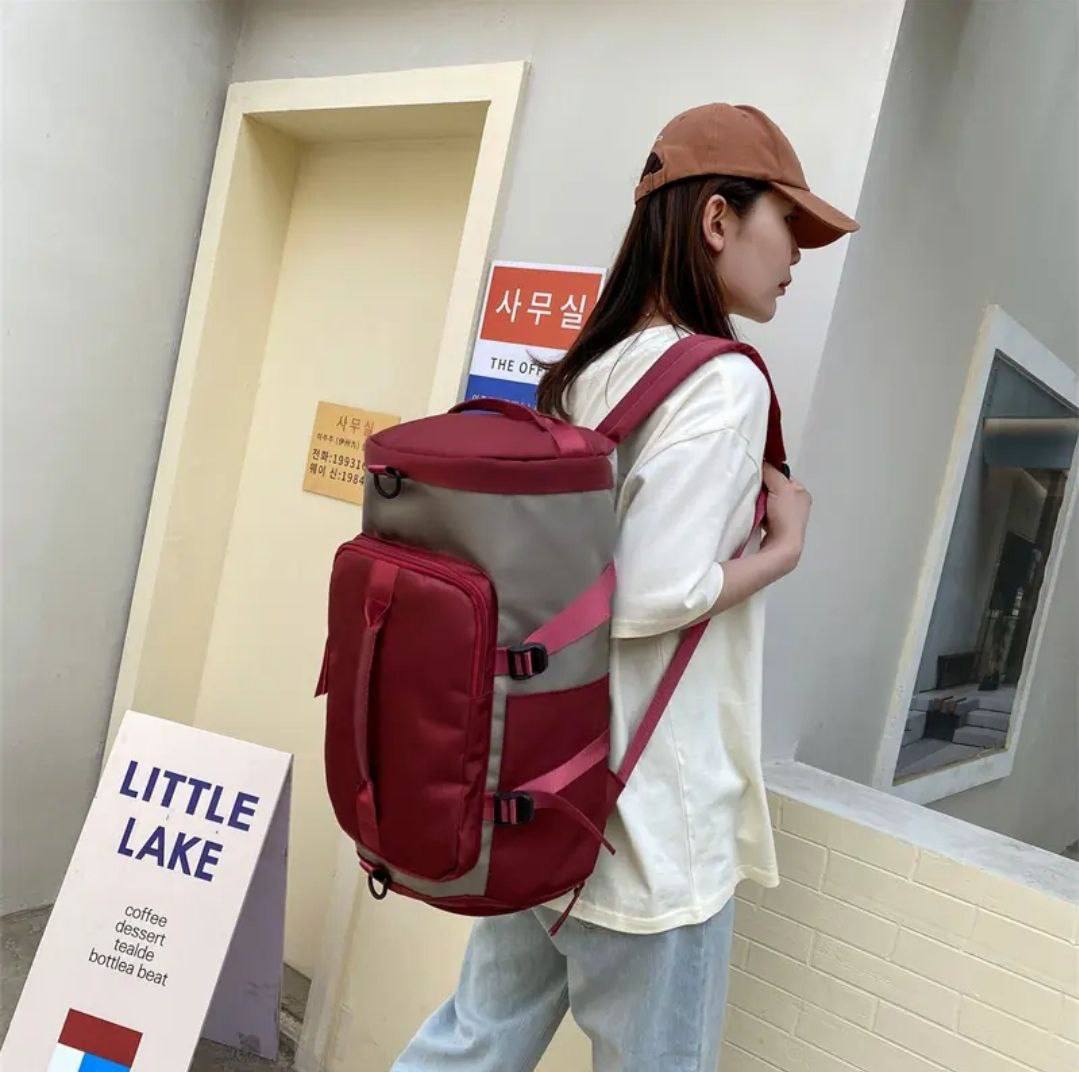 Sac de fitness multifonctionnel, imperméable, en nylon, 45x26x24 cm