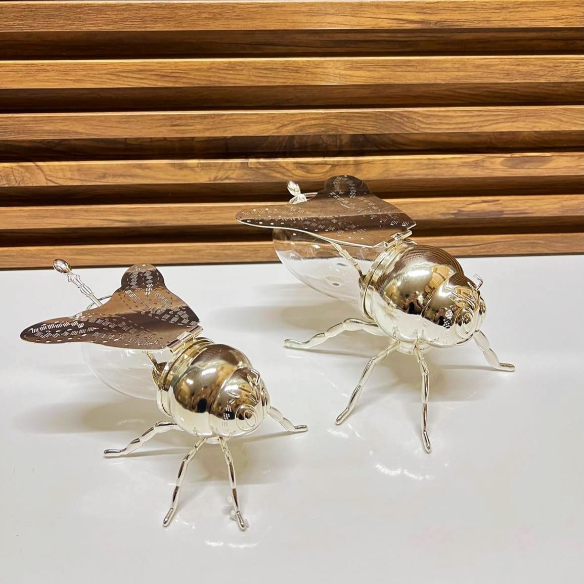 Sucrier Abeille Sculpté