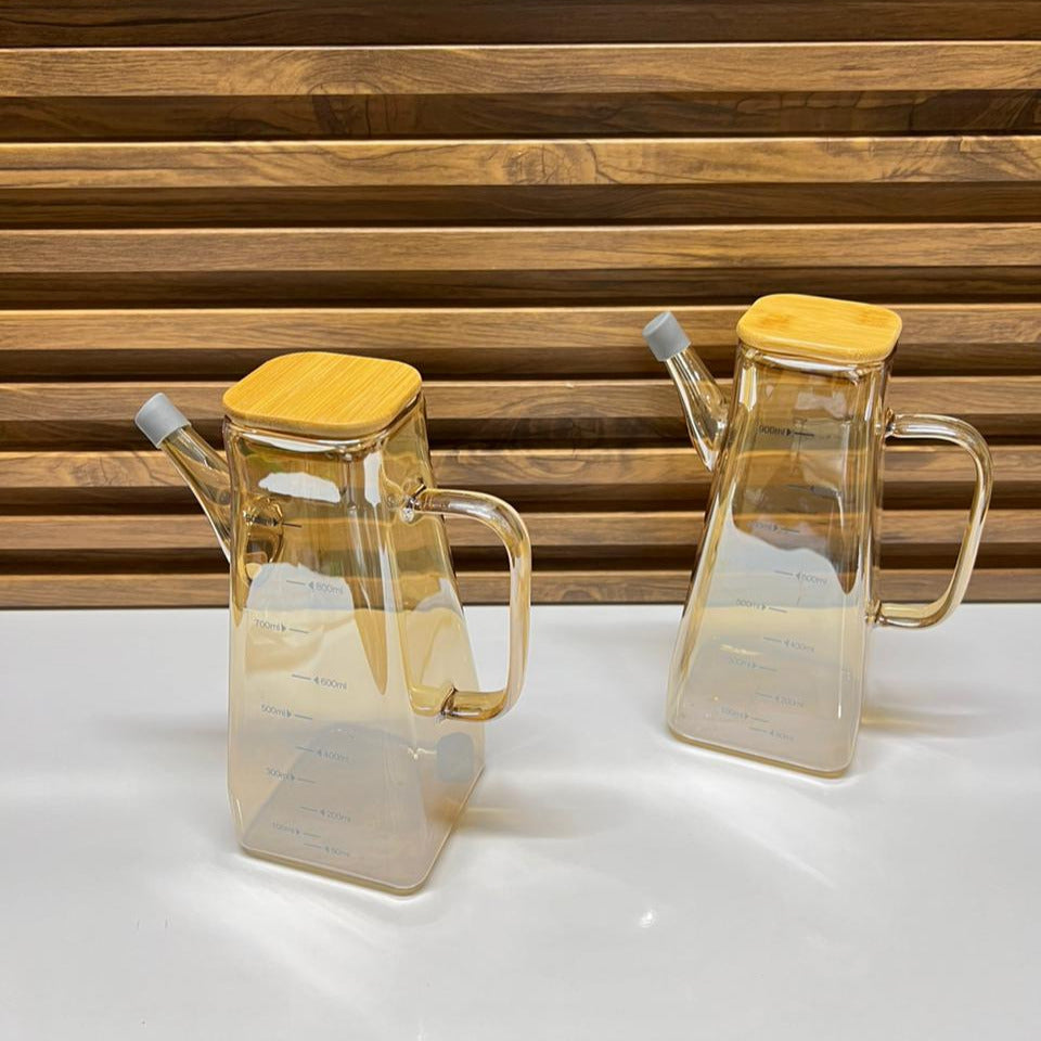 2 Distributeur d'Huile en Verre Élégance et Précision dans Votre Cuisine