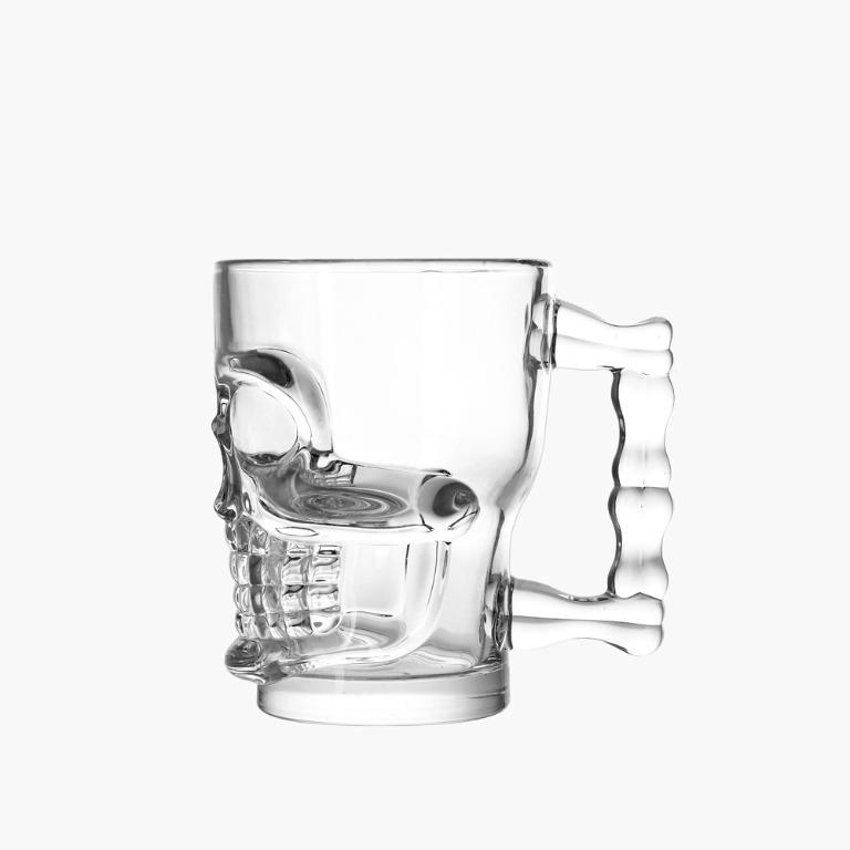 6 Mugs 500 ml avec Motifs de Crânes - Originalité et Grande Capacité !