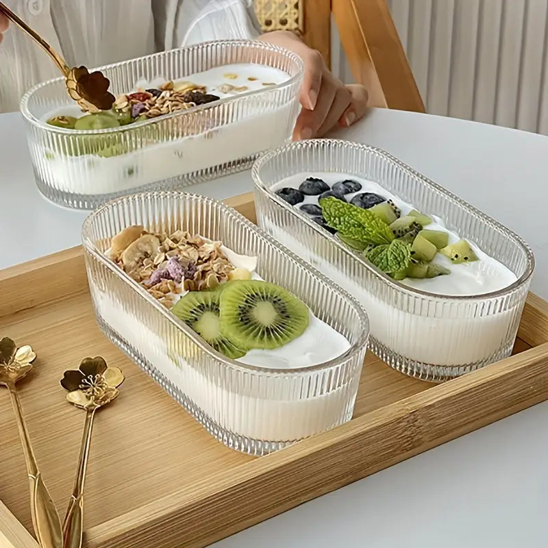3 Organisateur transparent en verre – cuisine moderne