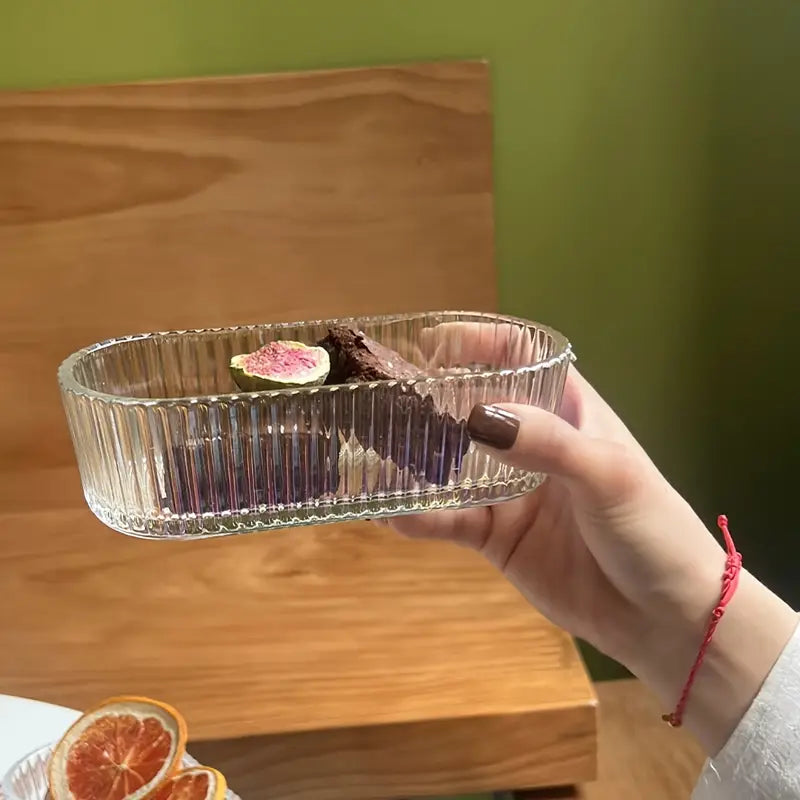 3 Organisateur transparent en verre – cuisine moderne