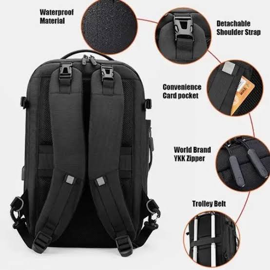Sac à Dos de Voyage Grande Capacité & Multi-Compartiments