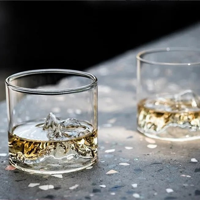 6 Tasses Japonaises Inspirées des Montagnes enneigées et des Icebergs 180 ml