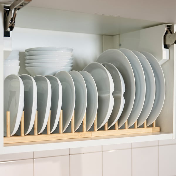 Support Range-Assiettes en Bambou