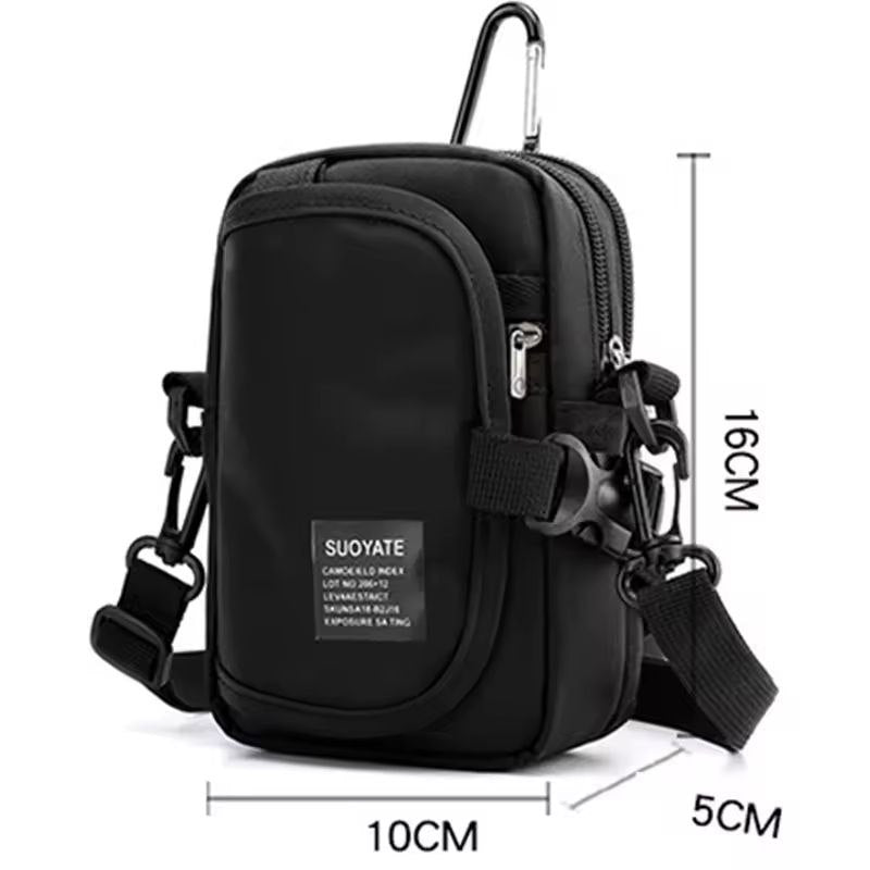 Sac Bandoulière pour Hommes – Compact, Élégant et Pratique – Idéal pour Travail, Voyage et Quotidien