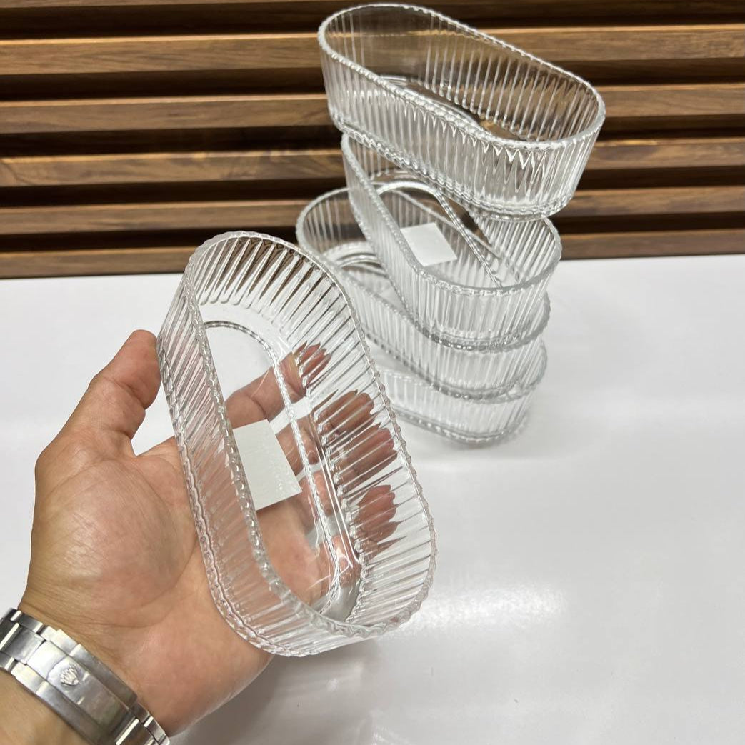 3 Organisateur transparent en verre – cuisine moderne