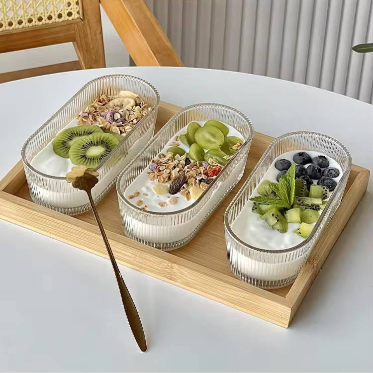 3 Organisateur transparent en verre – cuisine moderne