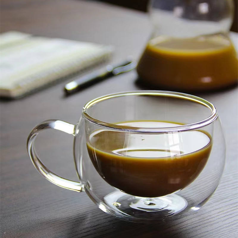 6 Tasse à café en Verre Double 80 ML