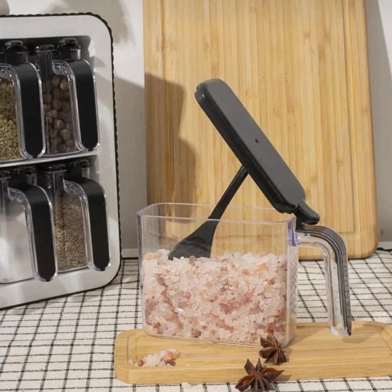 Pots à Épices – Organisateur Complet pour une Cuisine Ordonnée