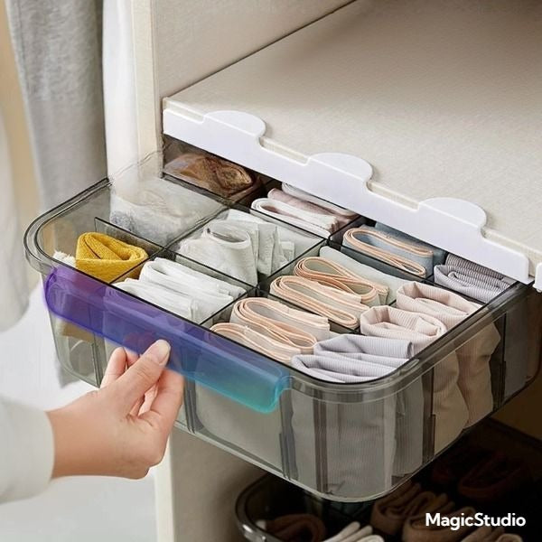 Boîte de rangement pour sous-vêtements coulissants