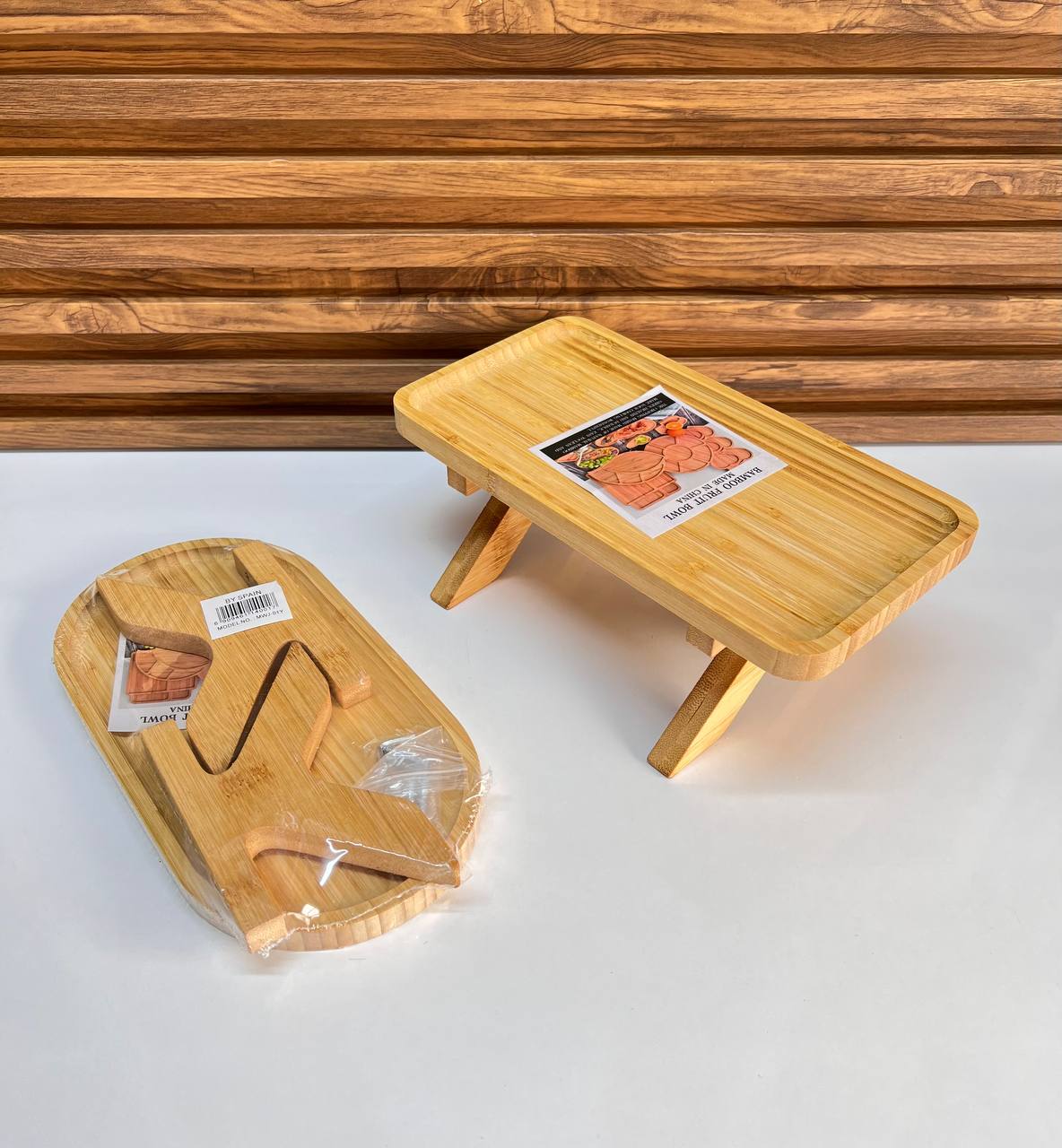 Planche de charcuterie pliable en bambou