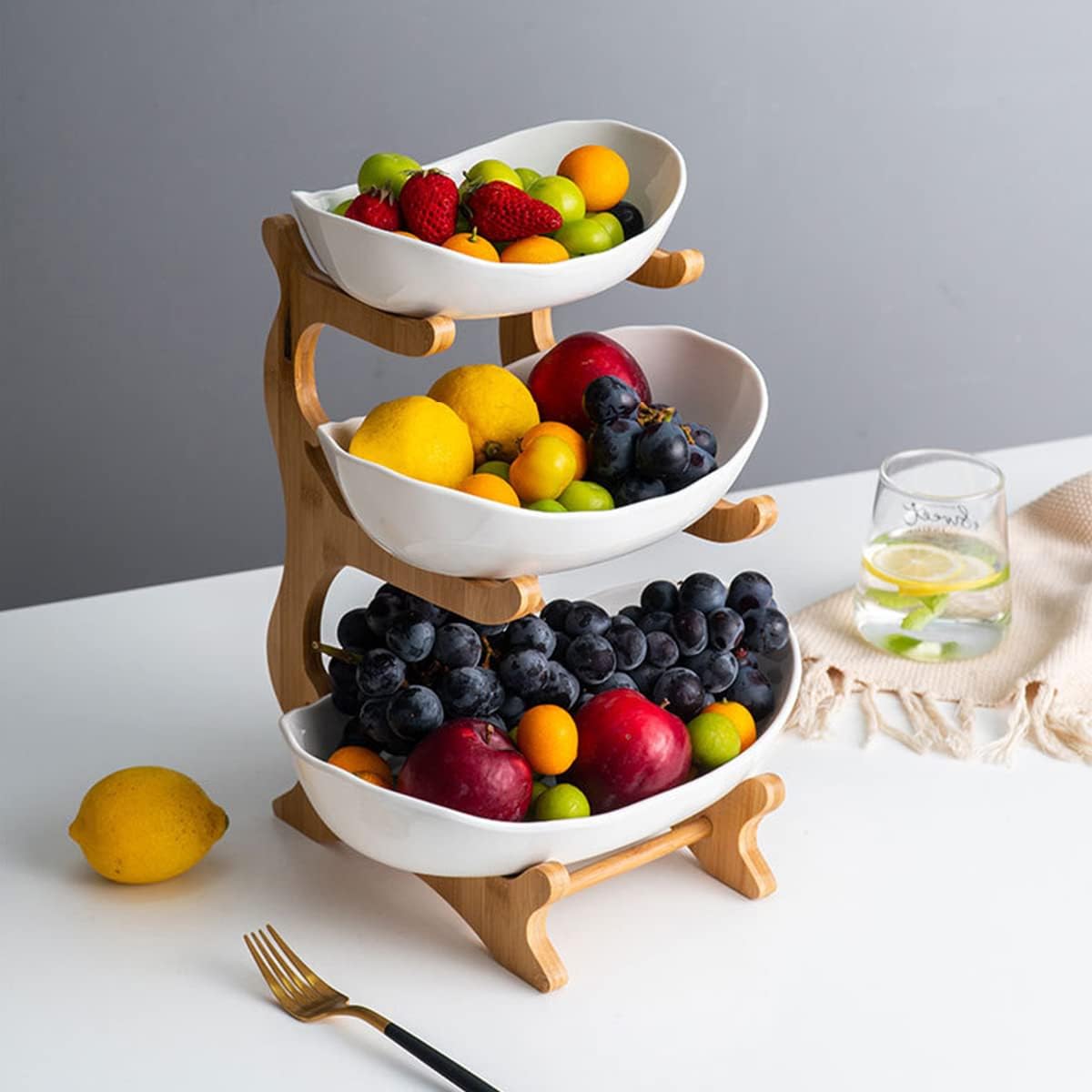 Présentoir Fruits Élégant