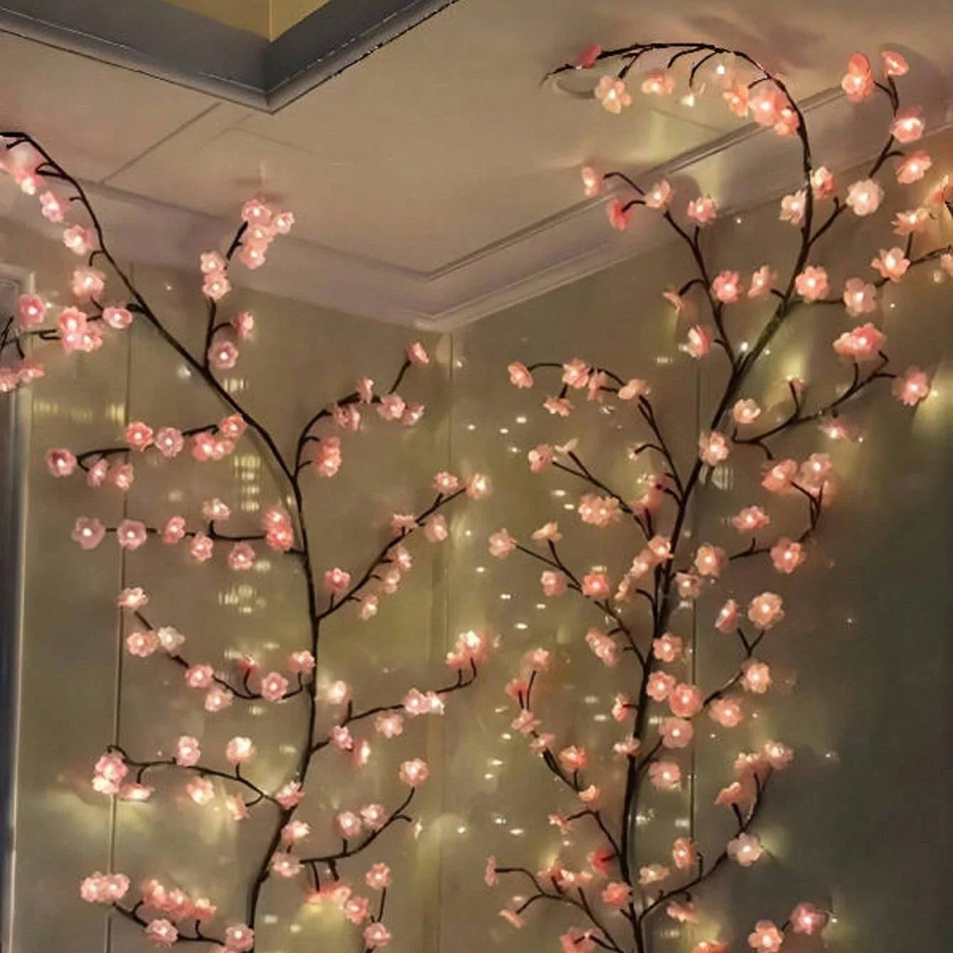 Lampe LED Branche Fleurie Murale Élégante