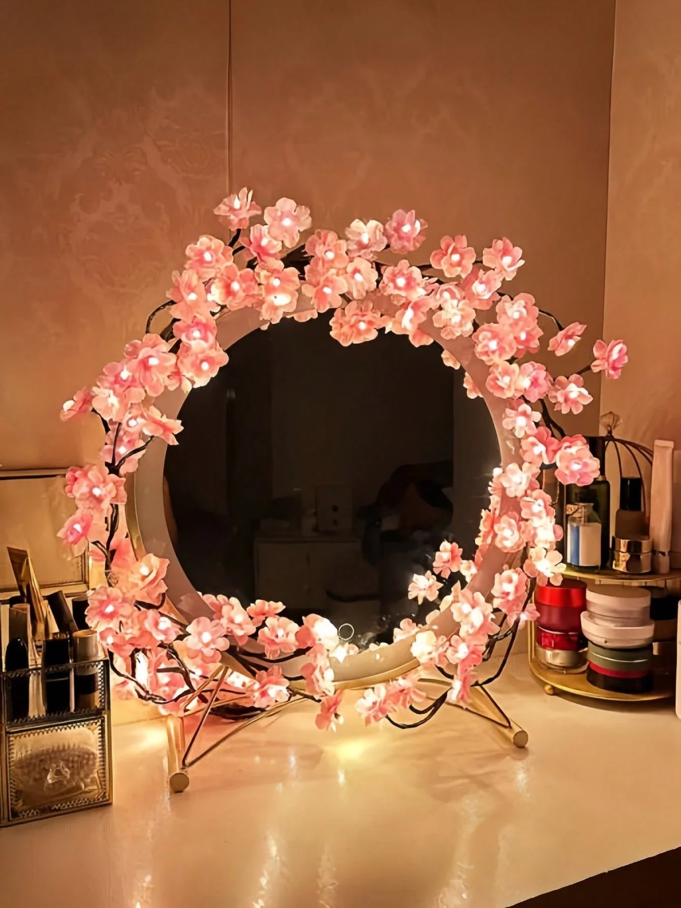Lampe LED Branche Fleurie Murale Élégante