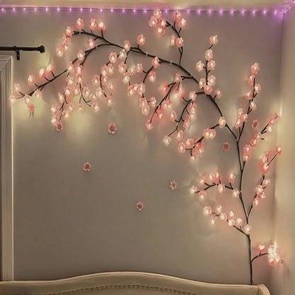Lampe LED Branche Fleurie Murale Élégante