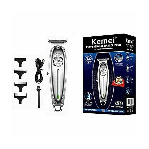 Tondeuse à Cheveux Professionnelle Kemei KM-1949 - Édition 70e Anniversaire