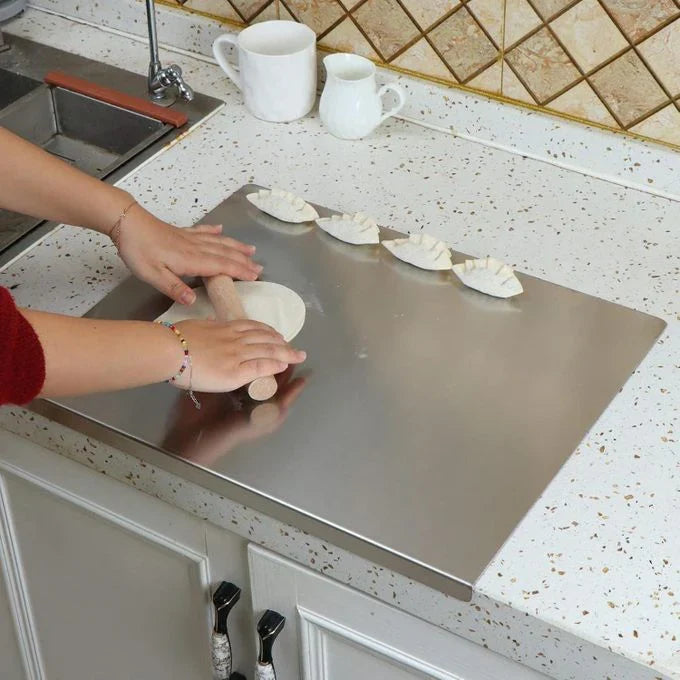Planche à Découper Inox SteelPro™ : Surface Hygiénique Ultime
