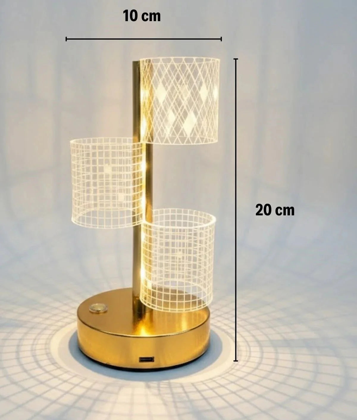Lampe LED 3D