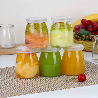 Bocaux en Verre Transparent avec Légumes