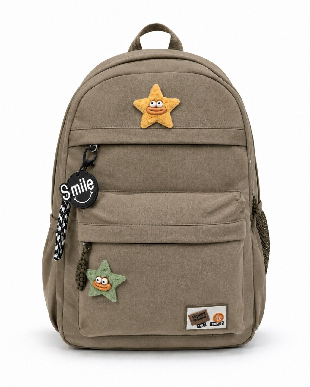 Sac à Dos Scolaire Tendance – Design Étoile & Grande Capacité