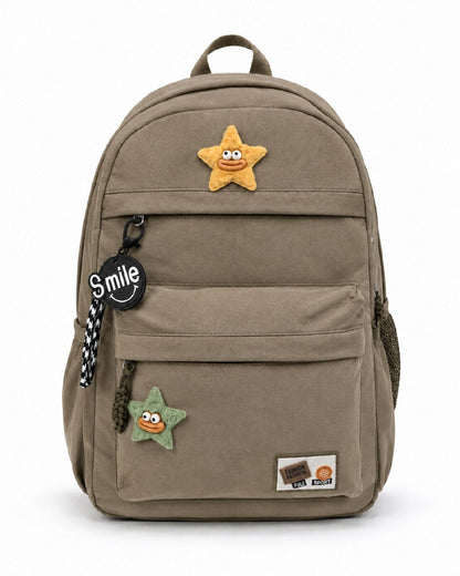 Sac à Dos Scolaire Tendance – Design Étoile & Grande Capacité