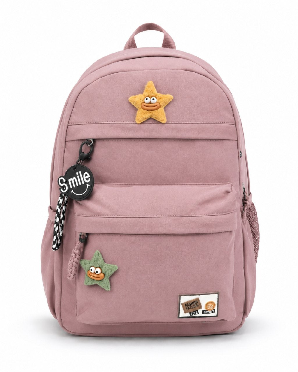 Sac à Dos Scolaire Tendance – Design Étoile & Grande Capacité