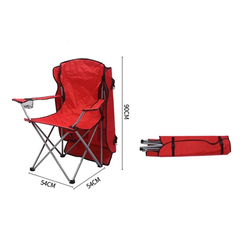 Chaise de Pêche Pliable avec Auvent Intégré – Confort et Protection Solaire
