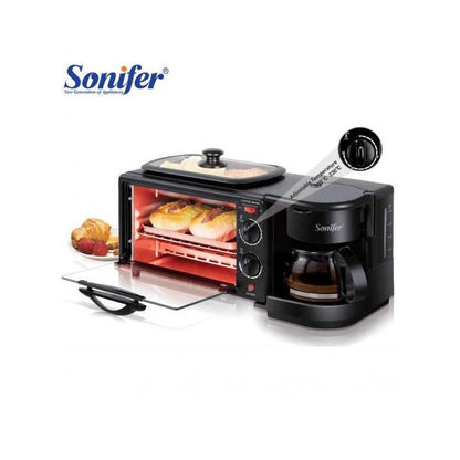 Sonifer SF-4004: Le Combo Parfait pour Grillades, Café et Petit-Déjeuner