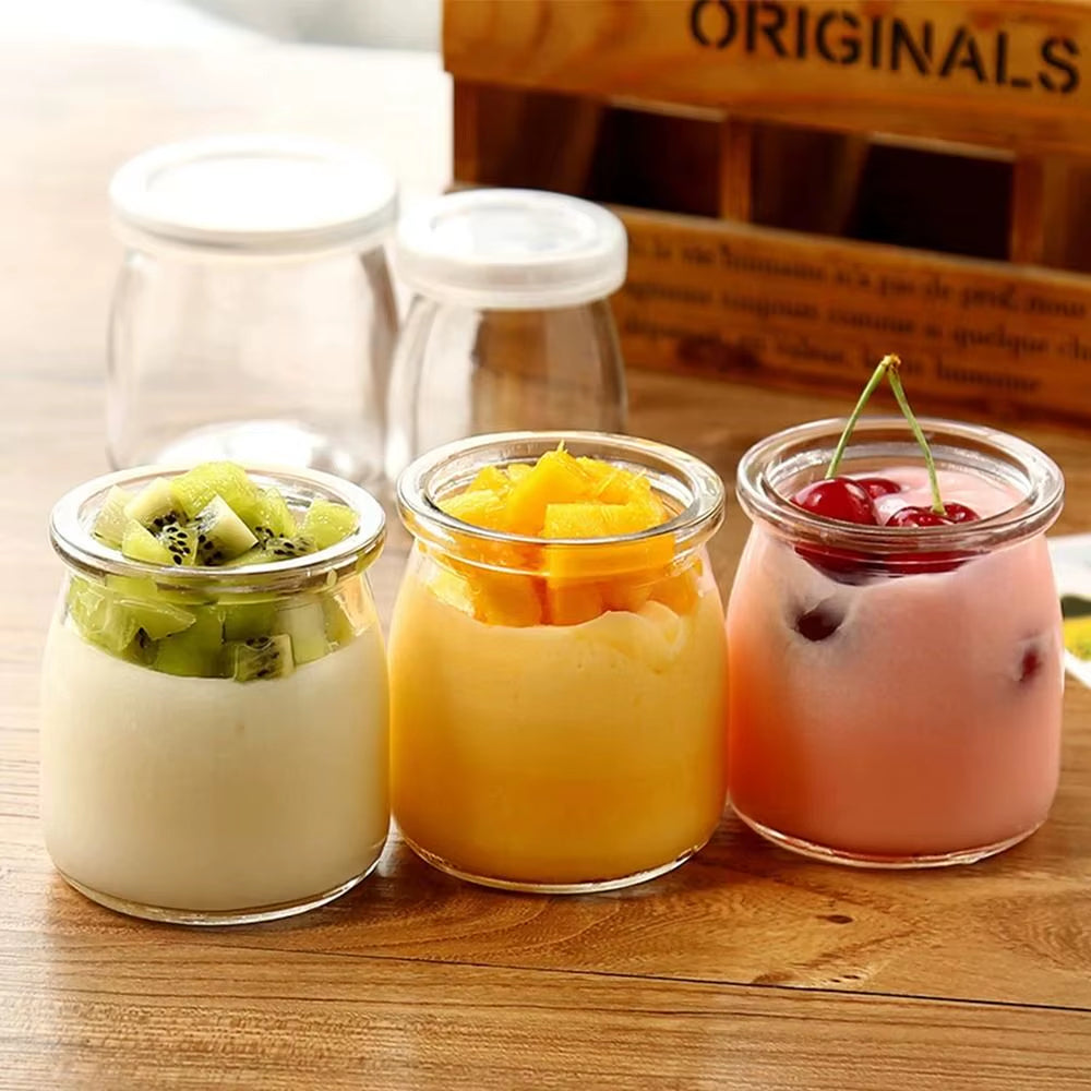 Bocaux en Verre Transparent avec Légumes