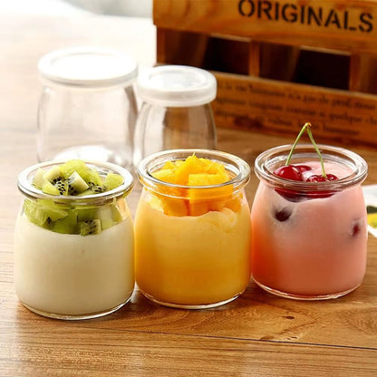 Bocaux en Verre Transparent avec Légumes