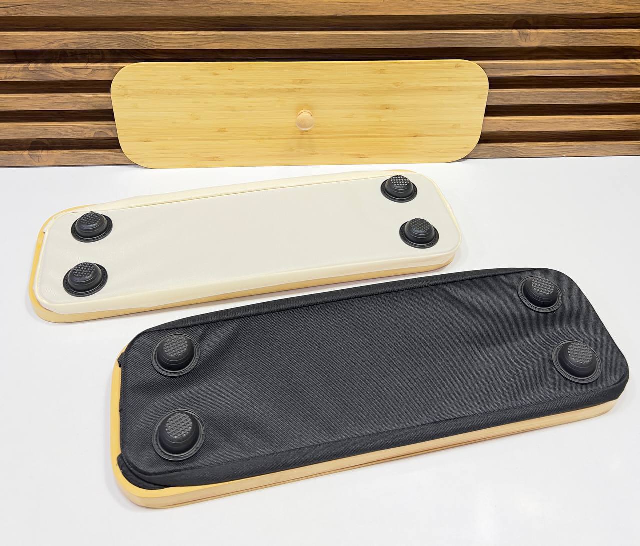 Organisateur de WC Imperméable avec Couvercle en Bois