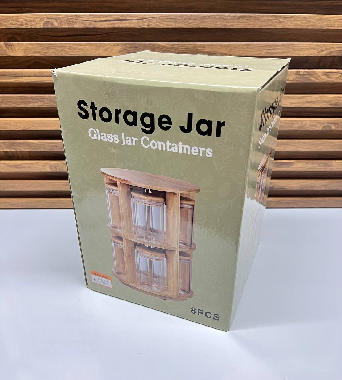 Organiseur à Épices Tournant 8 Pièces