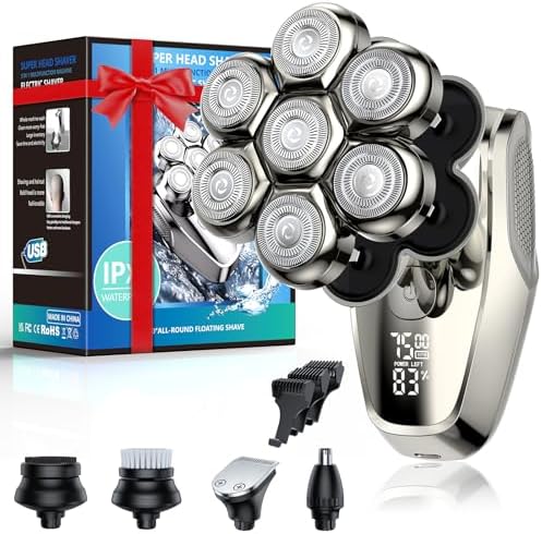 Rasoir Électrique Multifonction 5-en-1 Super Head Shaver MS-686