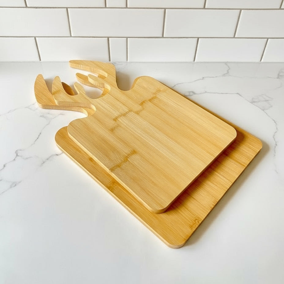 Planche à Découper en Bambou 2 piece