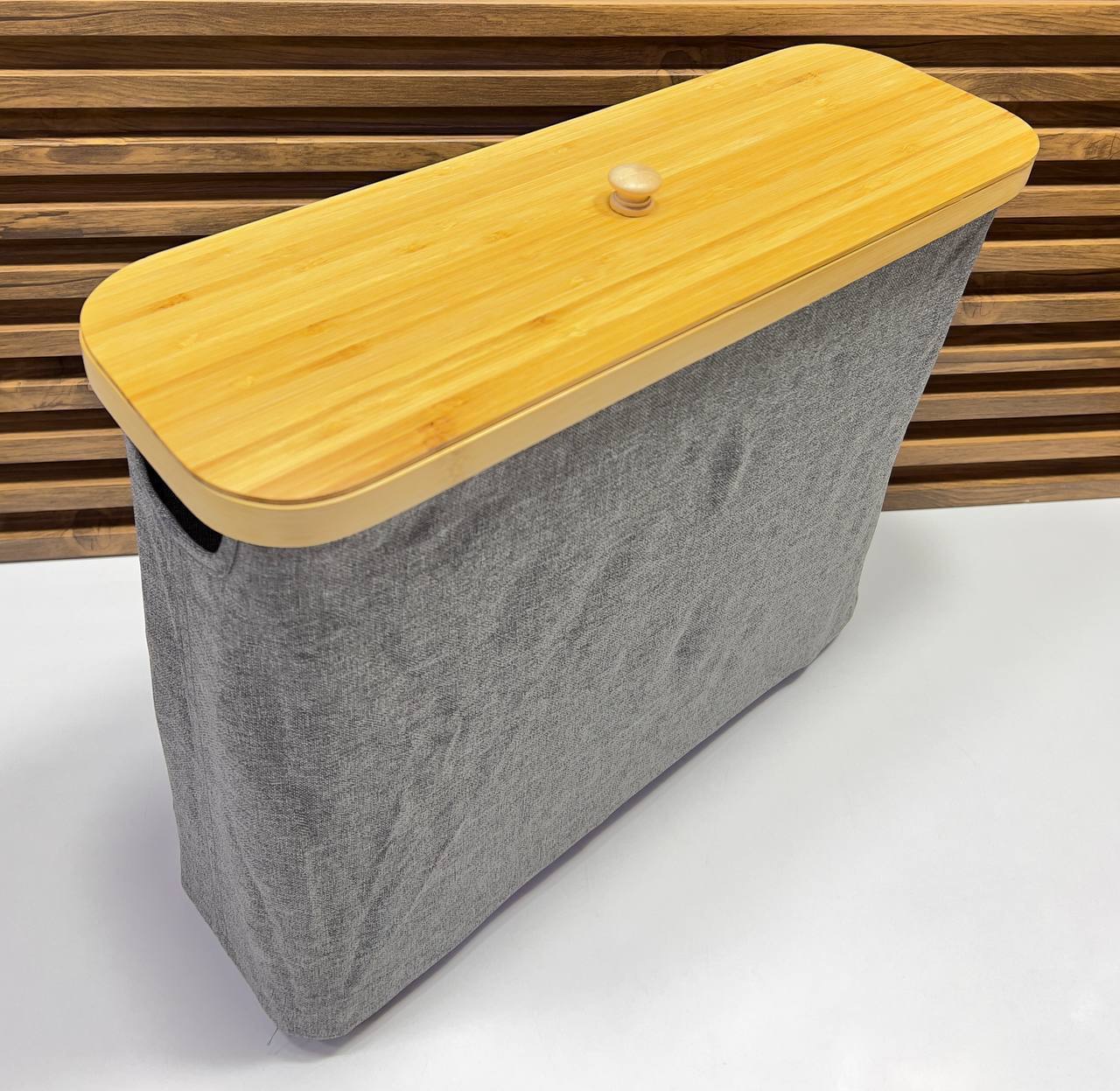 Organisateur de WC Imperméable avec Couvercle en Bois