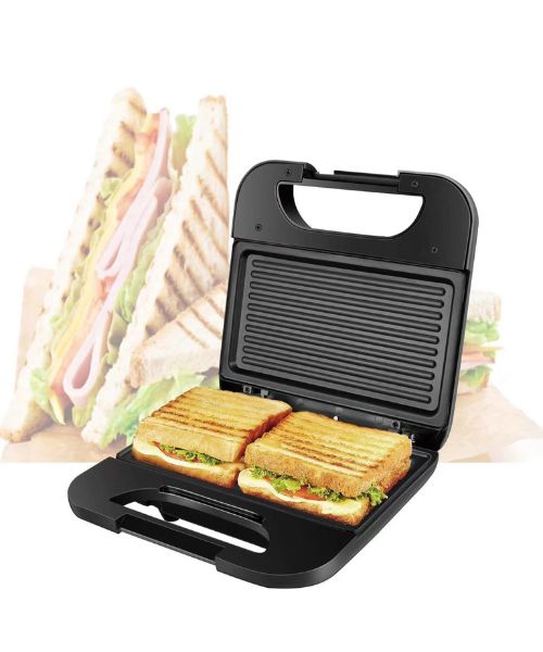 Sandwich Maker Sonifer - Finition Noir et Argent"