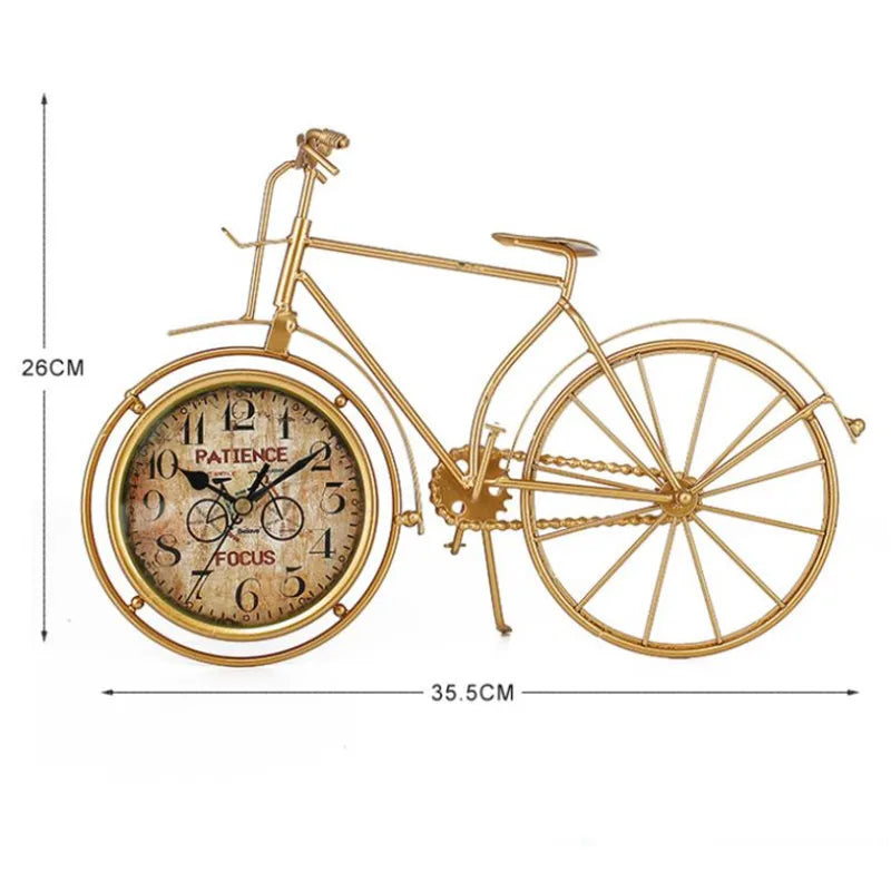 Horloge de Vélo Dorée