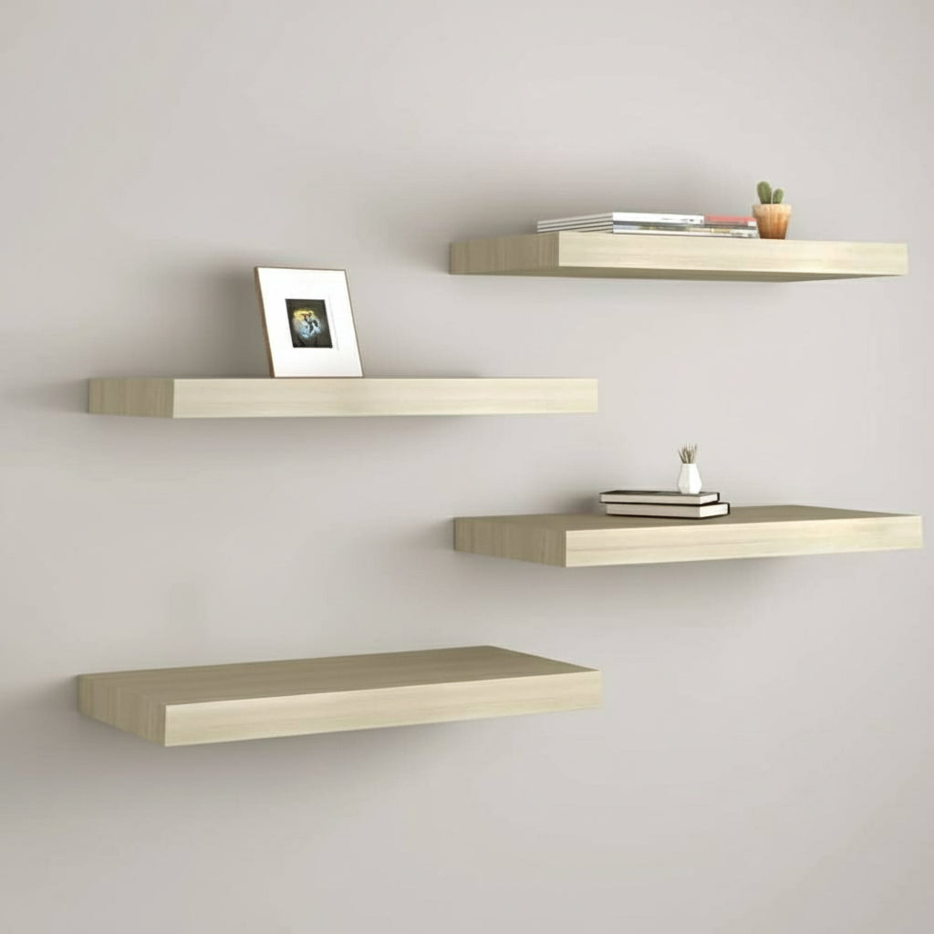 Étagère Murale Flottante Finition Chêne