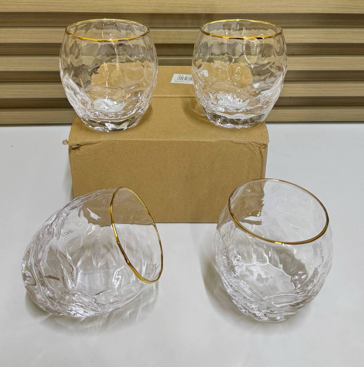 4 Verres Design Haut de Gamme  – Collection Luxe